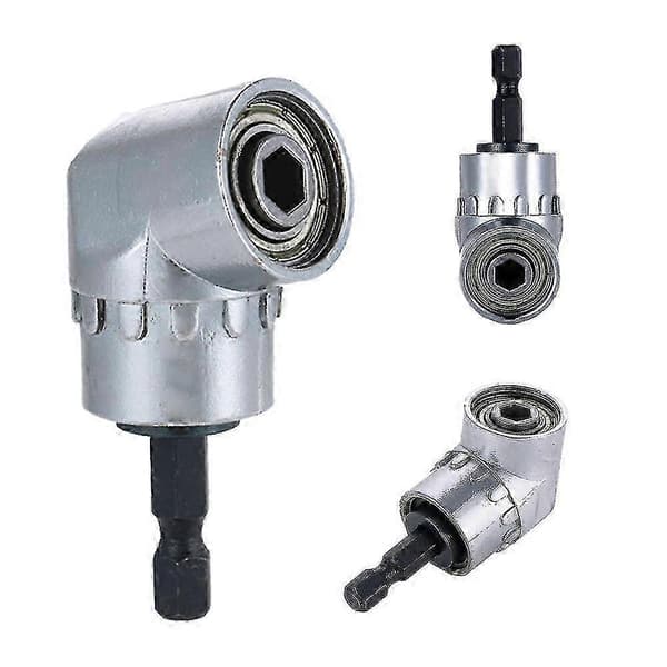 105 Graders Vinkel Skruetrækker Socket Adapter Justerbar 1/4 tomme Hex Bit