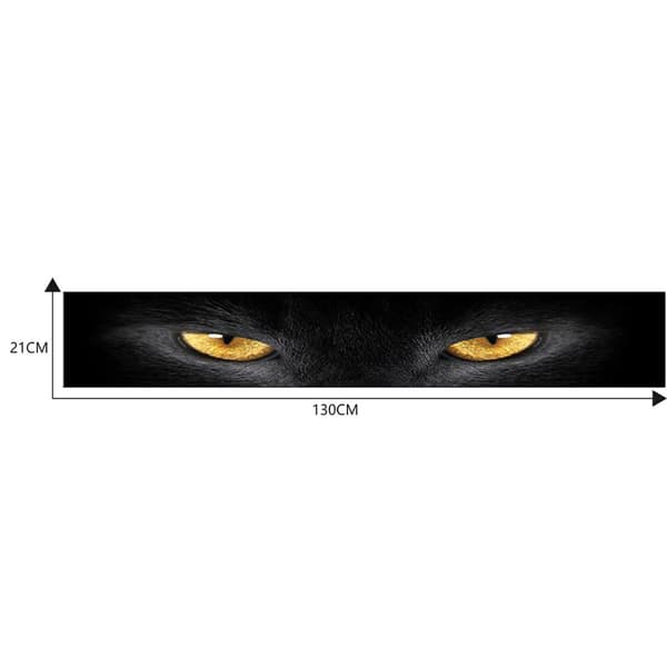 51.18''x8.27'' 3D Cat Eyes Car Rear Window Sticker Rear Windshield Auto Vinyl Graphic Front Windshield Stripes Decals for Decorations