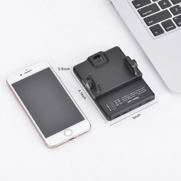 Rechargeable Clip-On LED Video Conference Light with 3 Brightness Modes for Phone, iPad, Makeup, TikTok[JUN]