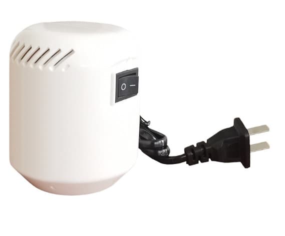 Elektrisk luftpumpe til komprimering af vakuumopbevaringsposer (hvid)