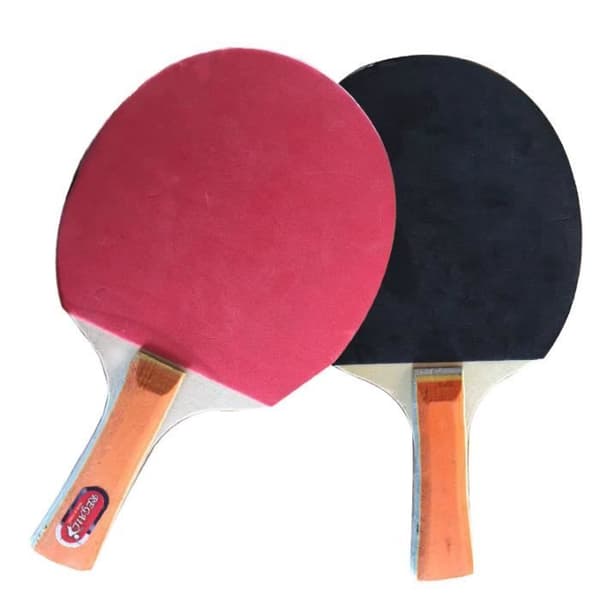 Pingisracketset - Märke - Modell - Infällbart bordtennisnät - 4 bollar - Röd