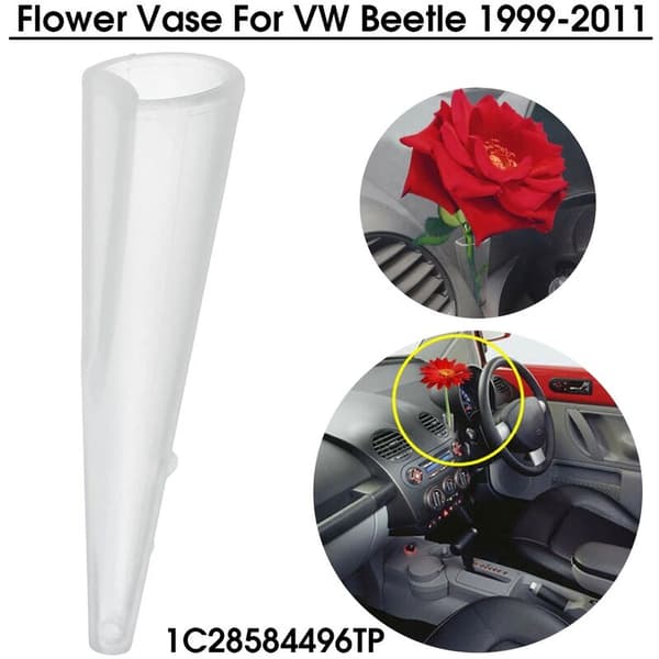 1C28584496TP Bil Blomstervaseholder Dashbordpynt Dekor for 1999-2011 1C28584496TP RHD