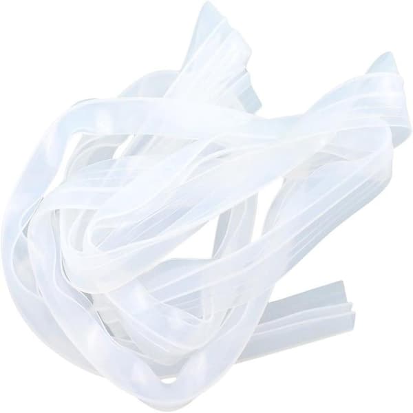 Tetningslist for rammeløs glassdør - 6 mm - 2 m lengde - baderomstilbehør