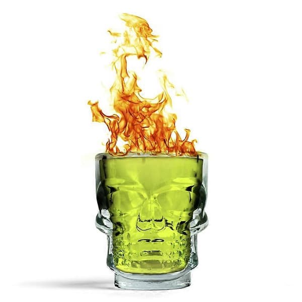 6 stk 45 ml Kraniet Shotglas, Sæt med 6, 1,5 oz, Klar