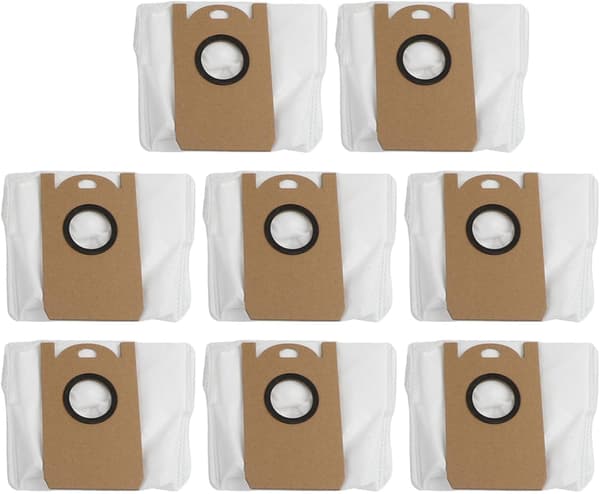 8-pack påsar Zaco A10 Pro Robot som stöder pågående och kompatibel dammsugare för prestandahantering