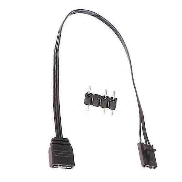 (pow yeah!) til Corsair 4PIN RGB til Standard ARGB 3-Pin 5V Adapterstik RGB-kabel 25cm