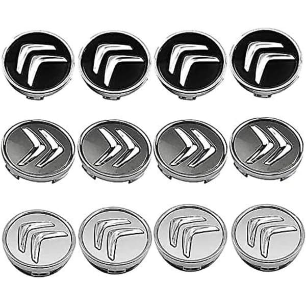 60 mm Wheel Hub Caps Compatible with Citroen C4 Picasso C3 C5