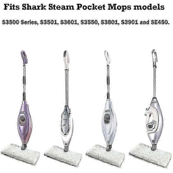 10 genanvendelige erstatningsmopper til VACMOP VM252, VM251, VM255, VM250, VM200, VM200C og VM1 mopper.