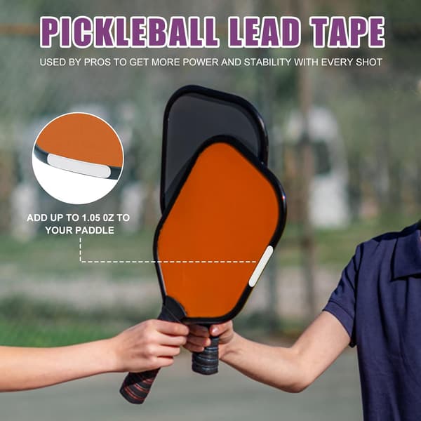 (Silver) Pickleball blytejp 20-pack, Pickleball-tillbehör