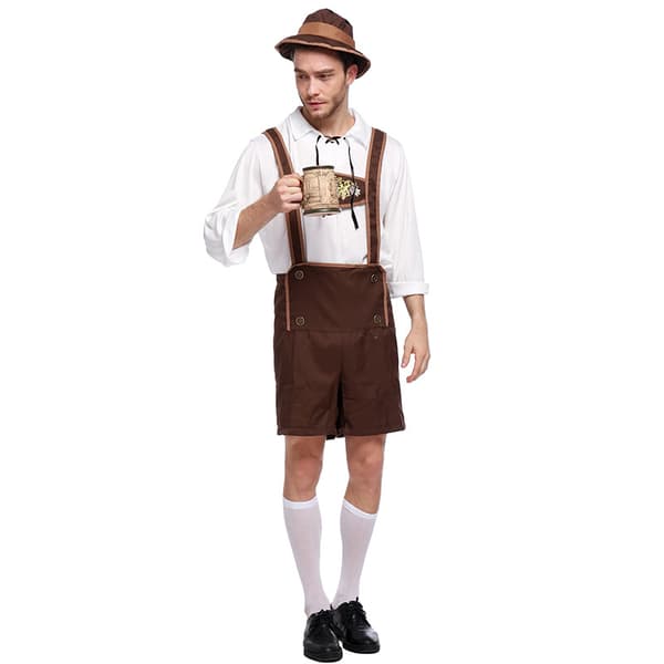 Oktoberfestdragt til mænd - Voksenstørrelse XXL[JUN]