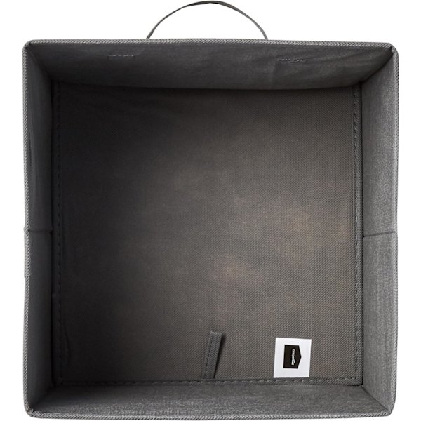 Foldable Fabric Storage Cube/Organizer with Handles, 6-Pack, Solid Gray, 10.5 x 10.5 x 11 inches