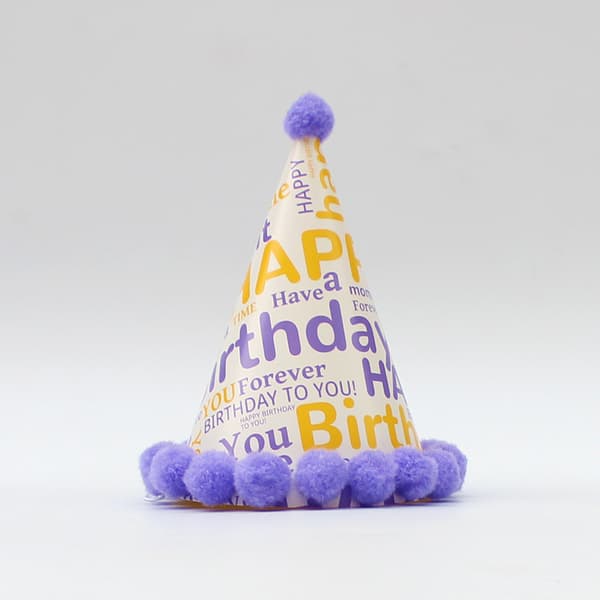 Firkantet hat - læderbold festhat aktivitetskit - DIY pom
