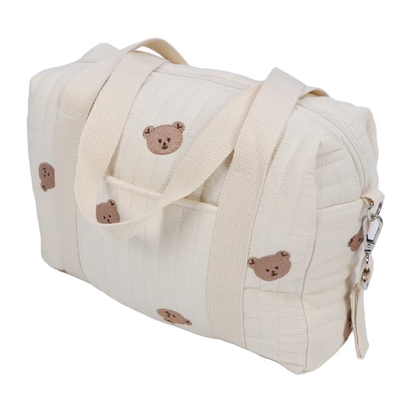 Multifunctional Stroller Storage Bag with Zipper Reusable Handbag Diaper Bag Compatible with Baby Brands[JUN] 0.5 0.5