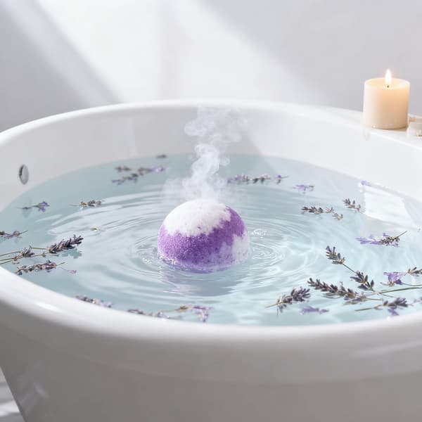12 stk. badebomber med æteriske olier – Aromaterapi Spa Badebolde Afslappende Gavesæt