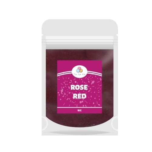 Tie-Dye & Tekstil Håndmalingsfarve DIY Håndværkssæt 34 Farver (Rosarød) Rose Red