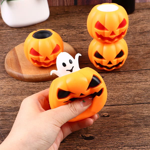 Halloween gresskarhode ut spøkelsesleketøy gresskar Cu 2 pcs