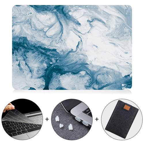 Marmorikotelo, näppäimistön suojus ja pölysuoja Macbook Air 13 2:lle
