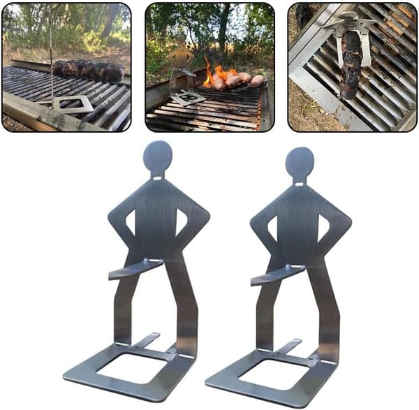 Pølsekokerstativ Premiumdesignet sikrer og enkelhet for grill i rustfritt stål Holdbarhet
