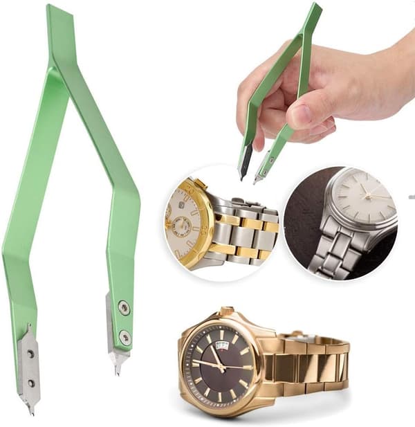 Watch Movement Tool, V-shaped Tweezers Spring Remover Repair GS_tfrf