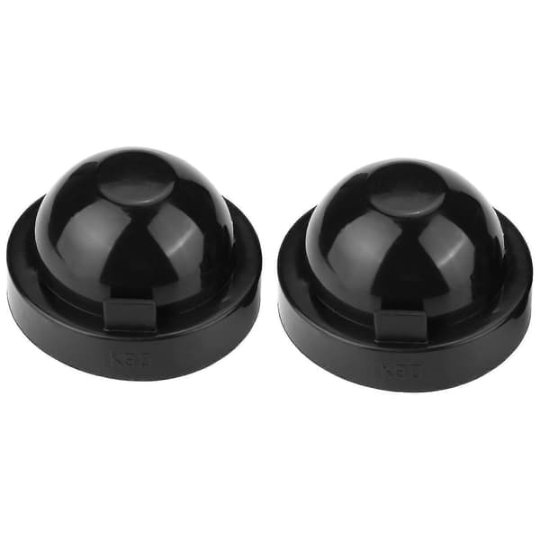 2 stk 90 mm svart gummi bil LED frontlys støvdeksel husforsegling vanntett