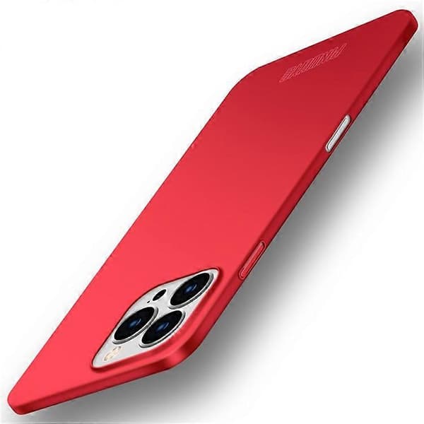 PINWUYO PC Series Compatible with iPhone 16 Pro Case Matte Protective PC Phone Case Red Red