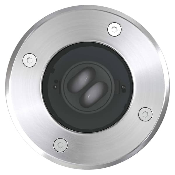 vidaXL Maavalaisin pyöreä 3 kpl Silver silver
