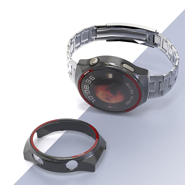 PC Case with Screen Protector for Huawei Watch 4 Pro