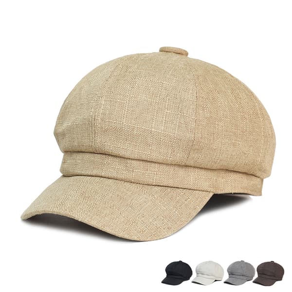 Newsboykeps til kvinder, Baker Boy-hat, Cabbie-hat, Paperboy-hat