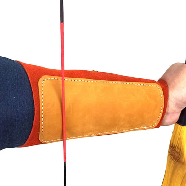 High-Quality Cowhide Leather Armguard Safety Protection Recurve Bow