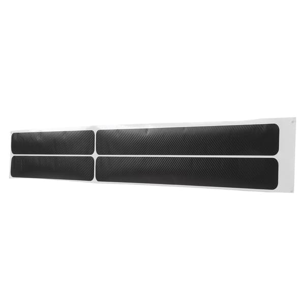 4 stk. bildørtrinbeskyttere, ridsebeskyttelse, 3D kulfiberdekoration, universal