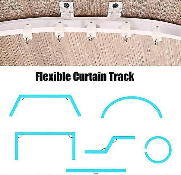 5 Meter Flexible Ceiling Curtain Track (FMY)