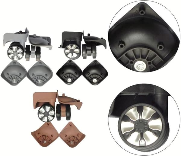 - Spinner resväska (C) C bagagehjulbyte för C