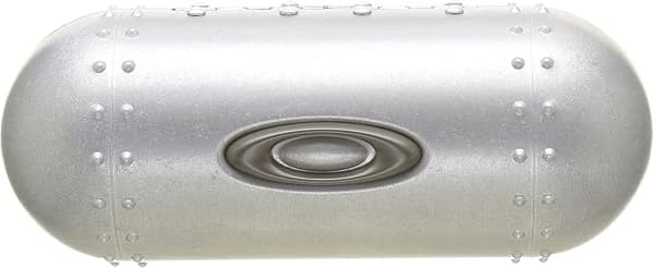 Brilleholder sett, sirkulær brilleboks i aluminium, solbrilleboks, h