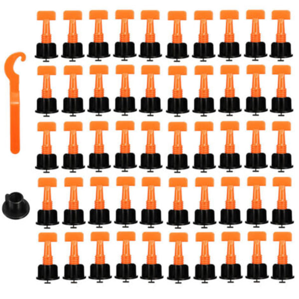 Tile Leveling System, Auxiliary Tool for Tile Positioning and Leveling, 151 Pieces