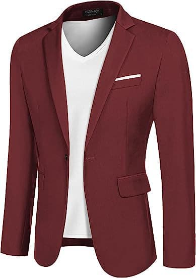 Herr Regular Fit Athleisure Blazer Casual jakkesæt