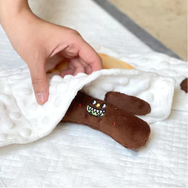 Kæledyrslegetøj Papirrulle Sæt Sød Hund Plys Snusemåtte Hund Lydende Legetøj