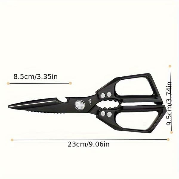 Professional Heavy Duty Kitchen Shears Stainless Steel, Sharp for Meat Fish Bones Vegetables