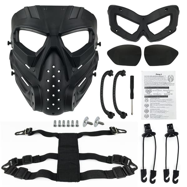 Airsoft / Cykelmask, Utomhusbruk, Helmask Taktisk Mygga