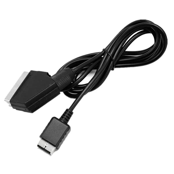 (pow yeah!) RGB Scart-kabel RGB Scart Video AV-kabel til PS1 til PS2 til PS3