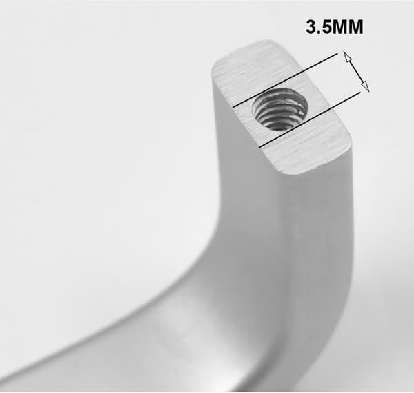 10 stk. Mini Aluminium Køkkenhåndtag Skab Skuffe