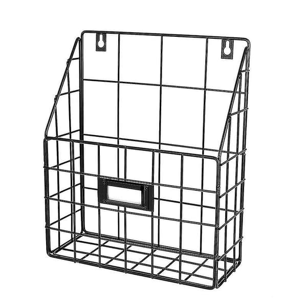 Wire Basket for Mail - Wall Mounted Hanging Folder/Document Organizer - Economical and Easy to Install Tray