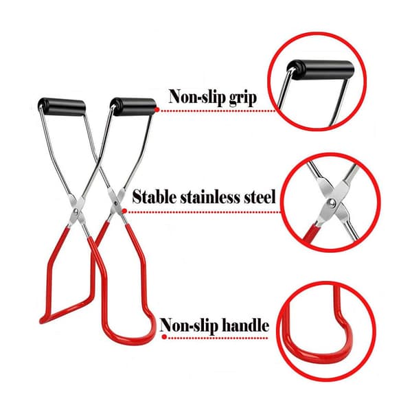 Gulgrøn dåsetang, Anti-Scald Clip, Dåsetang, Rustfrit Stål