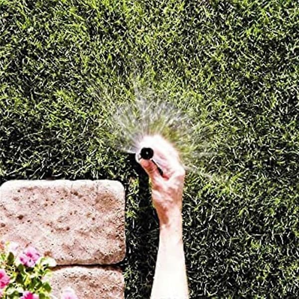 (pow yeah!) 8 st Professionell Pop-Up Sprinkler Justerbart Sprutavstånd 3 - 6M för Gräsmark/Trädgård/Gräsmatta