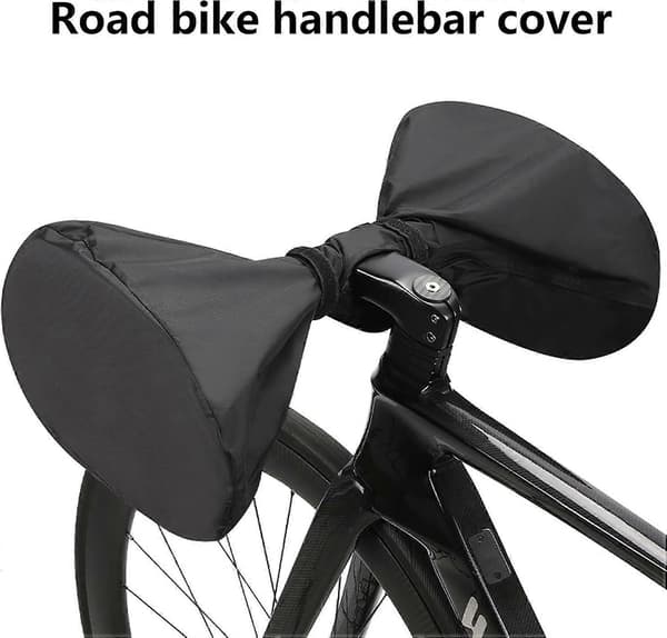 Bicycle Handlebar Rain Cover Waterproof Bike Handlebar Protector Universal Fit Foldable Easy Installation (FMY)
