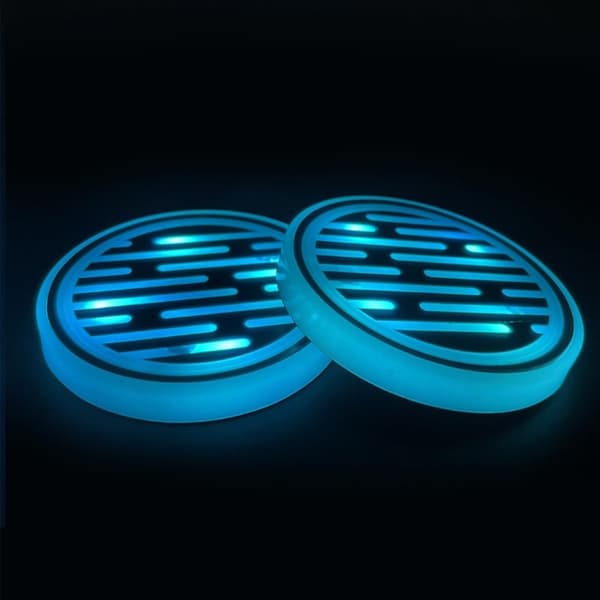 Akryl koppholder med LED-belysning og USB-lading for alle modeller