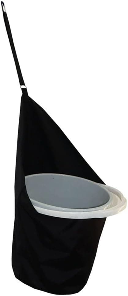 Hästfoderpåse Hink 5 Gallon, Tillverkad av Robust 900D Polyester, Lämplig för Släpvagnar och Spiltor, Praktisk