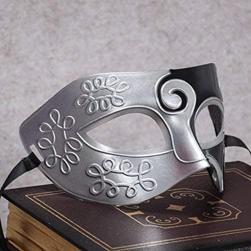 Romansk gresk maskerade maske for menn, venetiansk maske for Halloween, ball