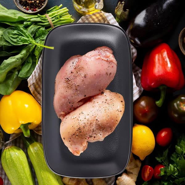 Set of 6 dessert plates: black mezzetallrikar 15.5 x 9 x 2 cm, matte rectangular appetizer plates