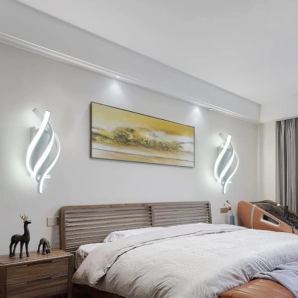 (Pow yeah!) LED Wall Lamp Indoor, Modern Wall Lighting Cold Light 6000K