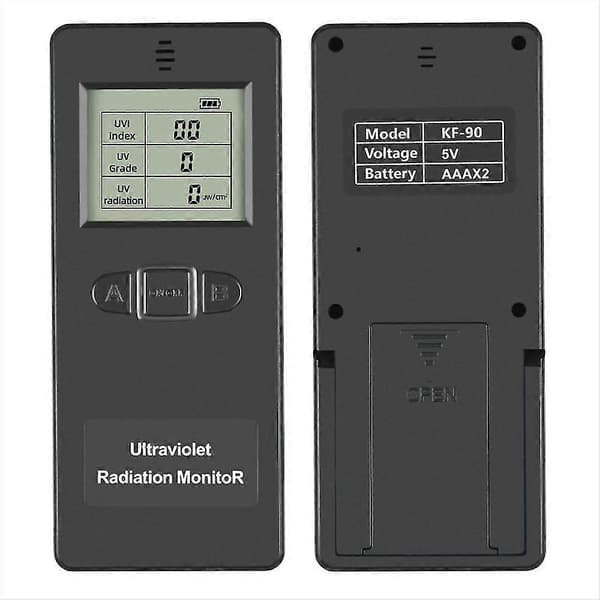 Bärbar digital ultraviolett strålningsdetektor UV-mätare Radiometer Testare Skyddsutrustning Testning